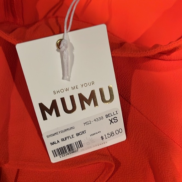 NWT Show Me Your MuMu Nala Ruffle Skirt Size XS - Picture 5 of 6
